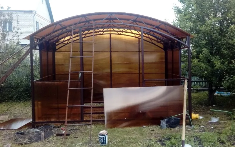 Беседки 3×3 из поликарбоната